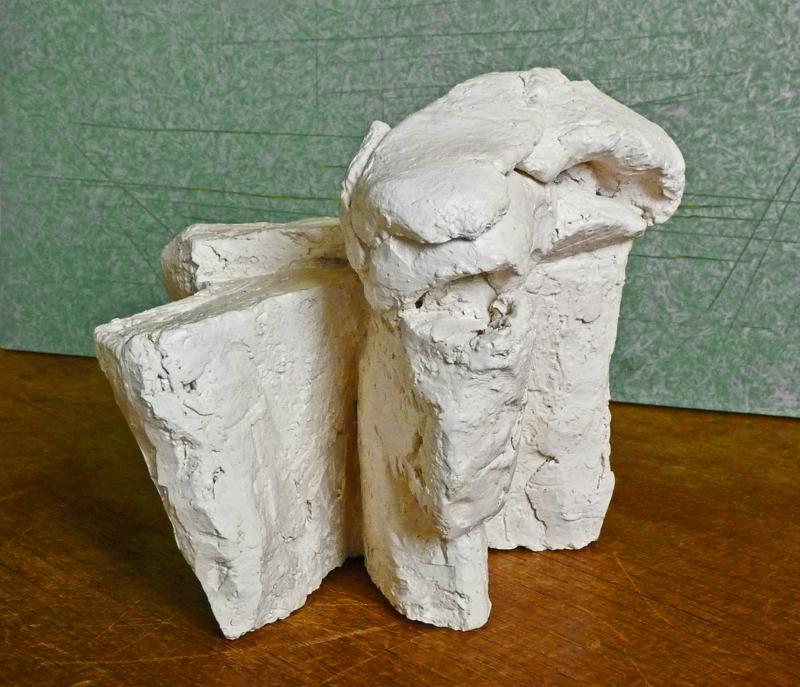 Threshold — stone sculpture by Damian Arkeveld